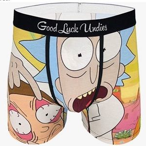 Good Luck Undies Men's Open Your Eyes Morty Boxer Brief Underwear